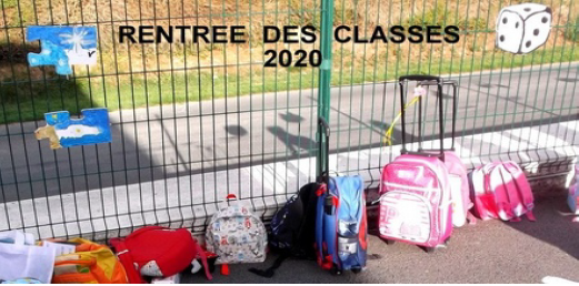 Rentrée des classes 2020