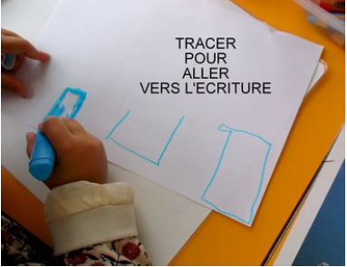 Tracer pour aller vers l'écriture